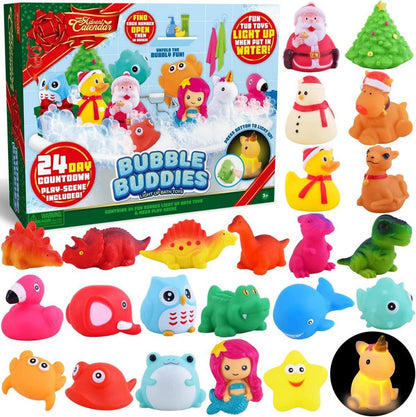 Leuchtende Badespielzeuge Weihnachts Adventskalender 24 Tage Countdown
