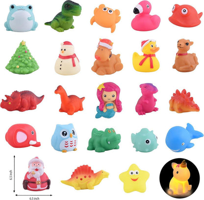 Leuchtende Badespielzeuge Weihnachts Adventskalender 24 Tage Countdown