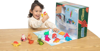 JOYIN Leuchtende Tier-Badespielzeuge Adventskalender 24 Tage Weihnachten
