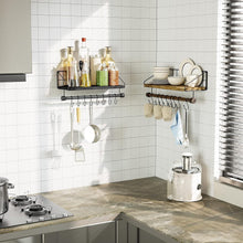 Alsonerbay Wandregal Küche mit Haken und