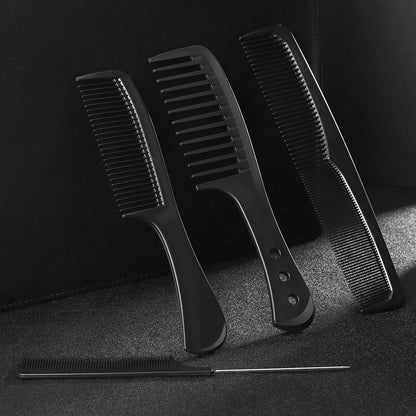 Popuppe HaarStyling Kamm Set 4-teilig Antistatischer Feinkamm