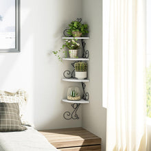 Eckregal Katzenform Massivholz Schweberegal 4 Regalböden