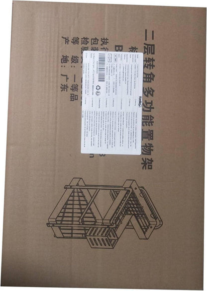 Gewürzregal Ecke 2 Etagen Aufbewahrungsregal Organizer Arbeitsplatte