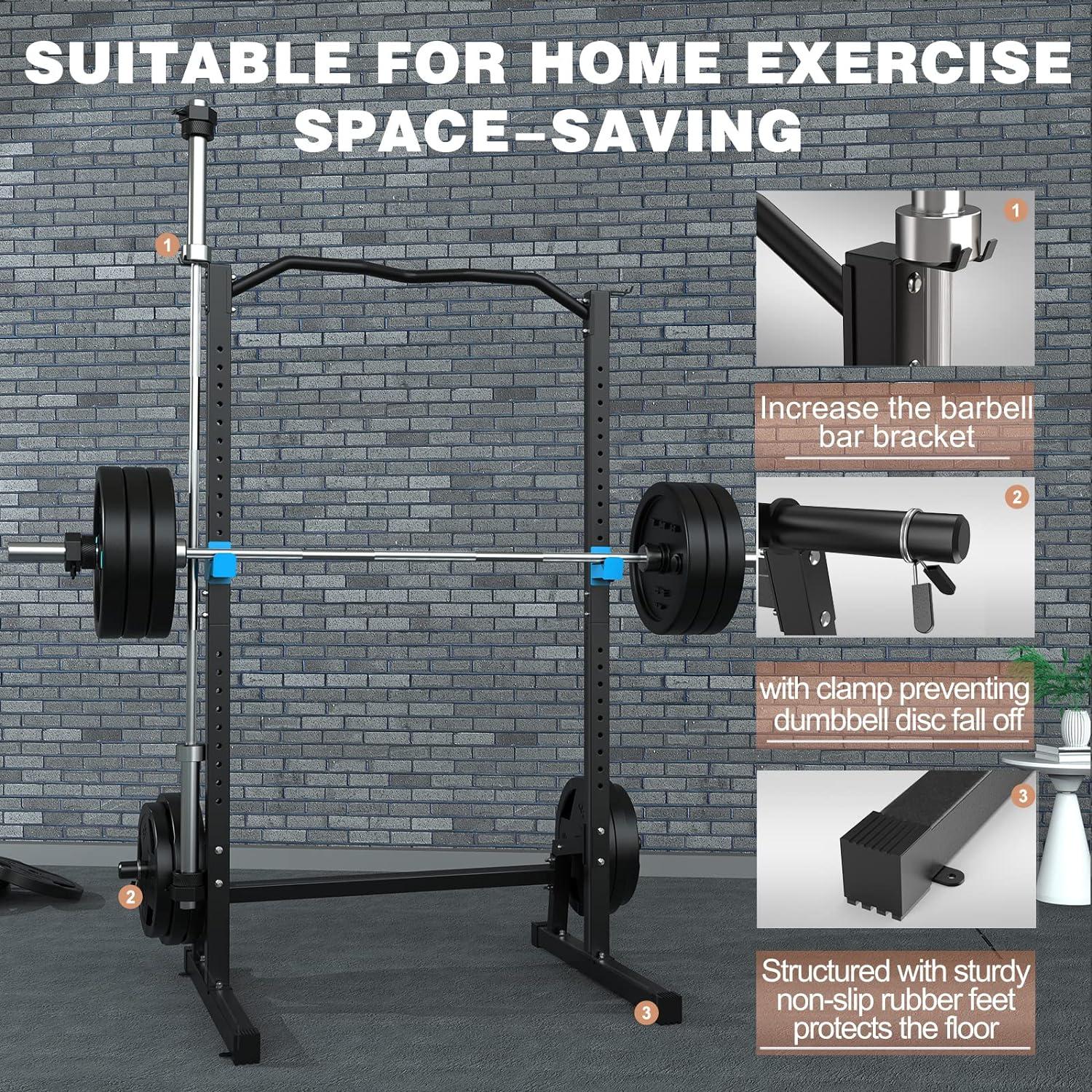 WINNOW Squat Rack Höhenverstellbar Multifunktions Kraftstation