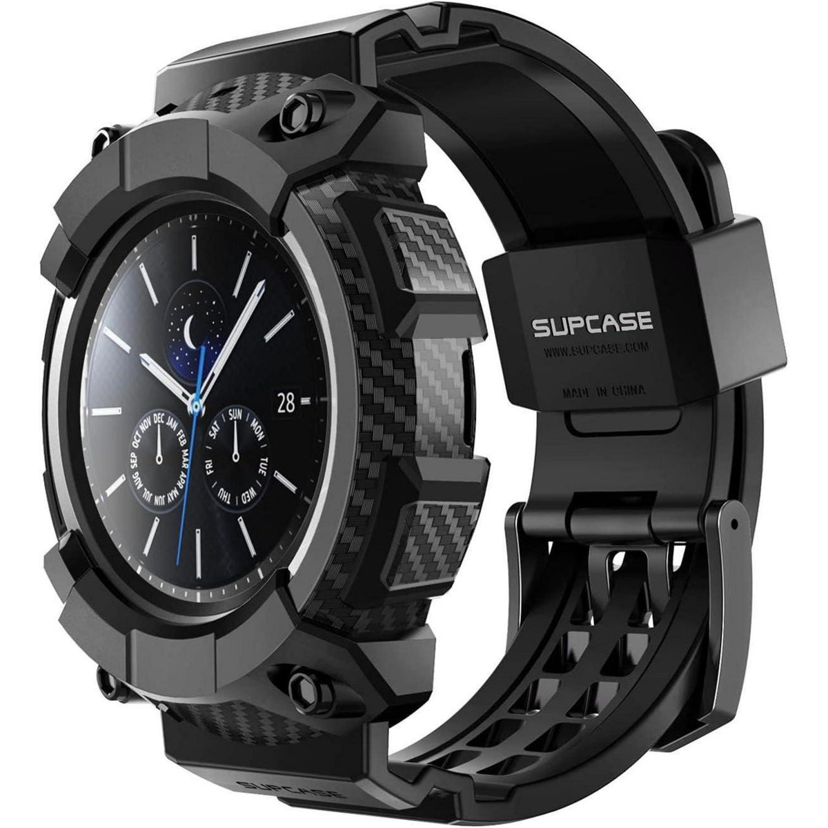 Schutzhülle für Galaxy Watch 3 45mm mit Band Schwarz
