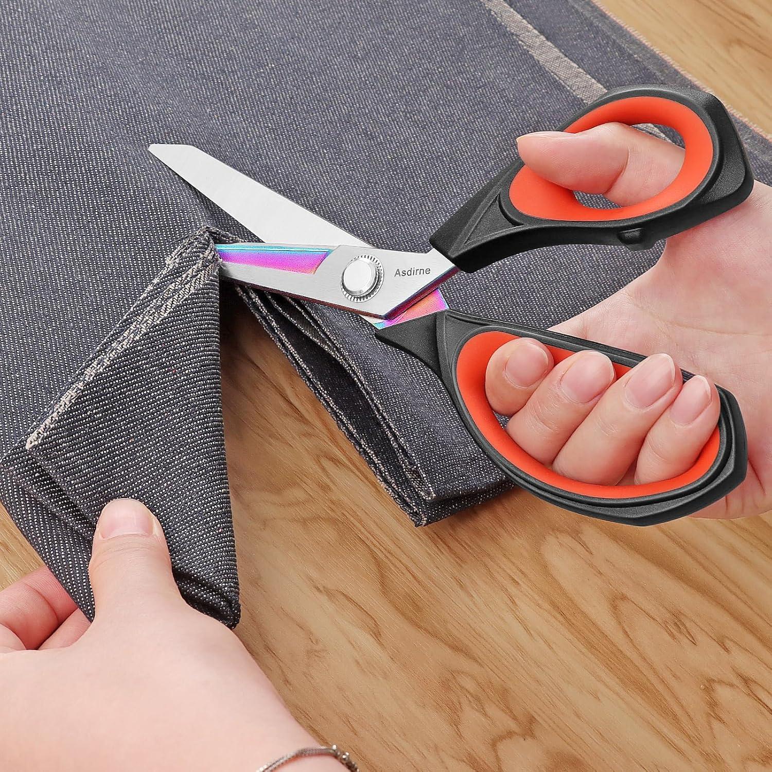 Asdirne Stoffschere mit Titan-beschichteten Klingen und