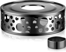 Edelstahl Teewärmer mit Teelichthalter für Teekanne und Kaffeewärmer