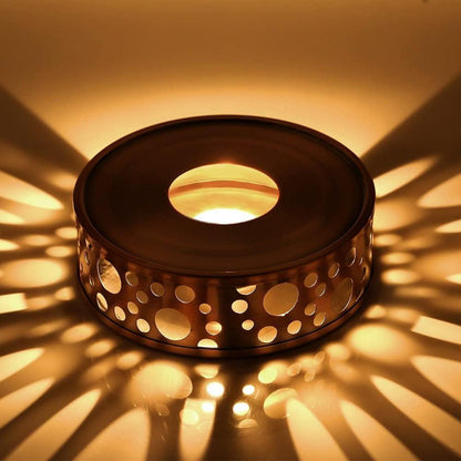 Edelstahl Teewärmer mit Teelichthalter für Teekanne und Kaffeewärmer