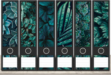 Selbstklebende Grüne Ordneretiketten, 12 Aufkleber für Ordner & zum