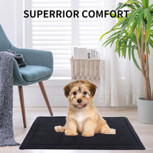 IEUUMLER Hundematte Weiches Hundebett 102x69cm Schwarz