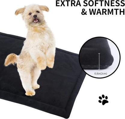 Hundematte Hundekissen Weich warm Haustiermatratze Rutschfest Waschbar Plüsch