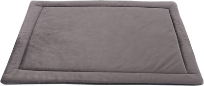 Hundematte Weiches Hundebett Rutschfest Waschbar Plüsch 74x53cm Braun