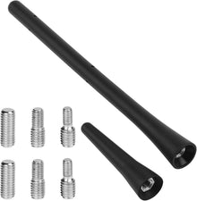 Autoantenne Kurzstabantenne 2er-Set schwarz 6,5cm/18cm mit