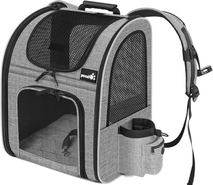Pecute Haustier Rucksack mit Netzfenster und Faltbarer Katzentasche