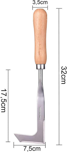 Fugenkratzer Unkrautmesser Fugenreiniger Holzgriff