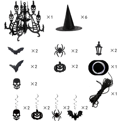 JOYIN 27-teiliges Halloween Party Deko