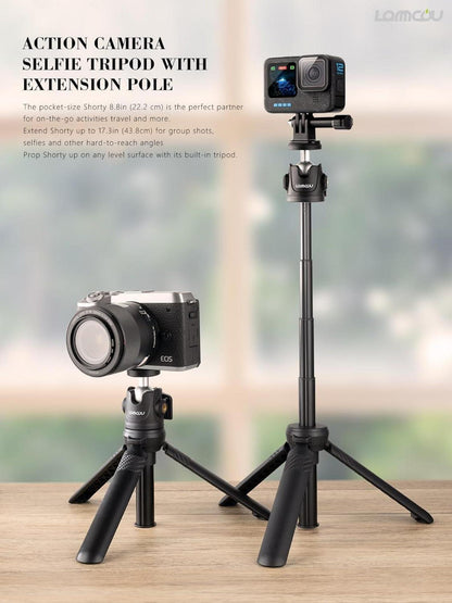 Kompakt Kamera Stativ Lammcou Mini Reisestativ Actioncam