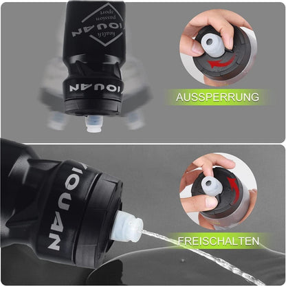 Fahrrad Flaschenhalter mit 24 oz Sportflasche Set für