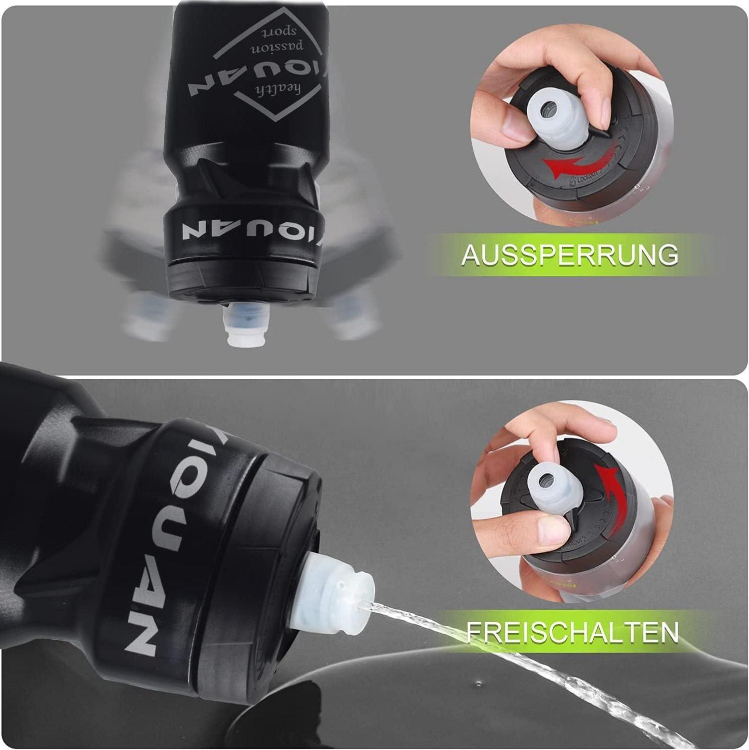 Fahrrad Flaschenhalter mit 24 oz Sportflasche und Halterung, BPA frei