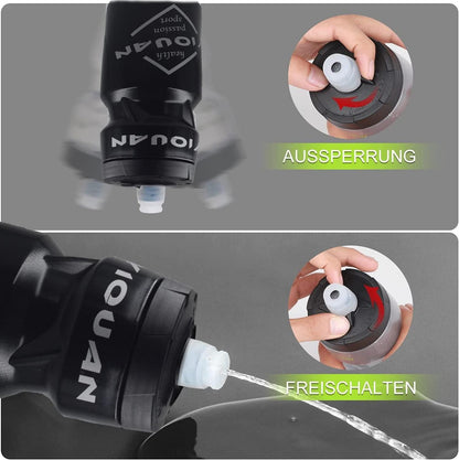 Fahrrad Flaschenhalter mit 24 oz Sportflasche und Halterung, BPA frei