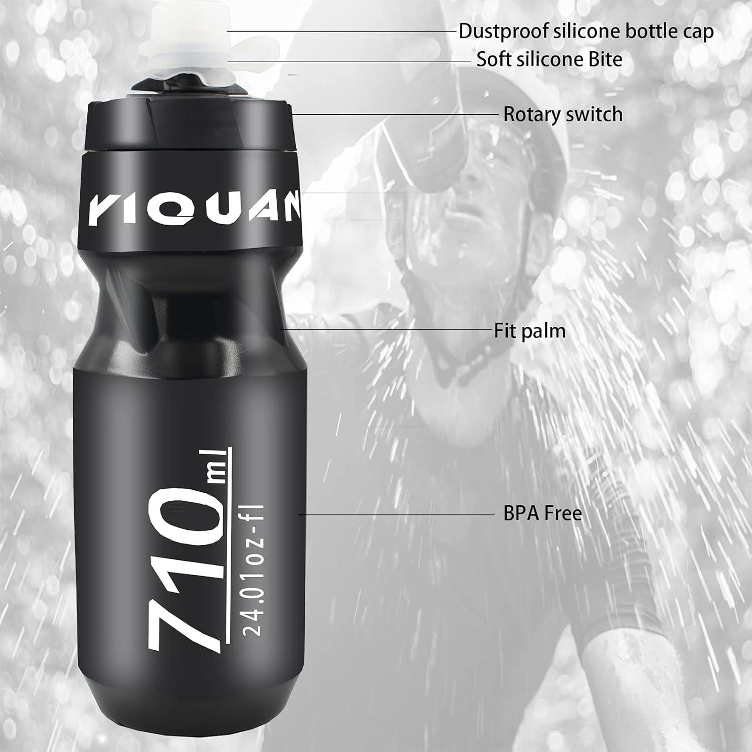 OSIGEI Fahrrad Flaschenhalter 24 oz Sport Trinkflasche Set