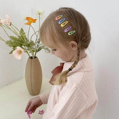 Haarspangen Set 80 Stück Metall Haarclips Keine Slip Cute Clips