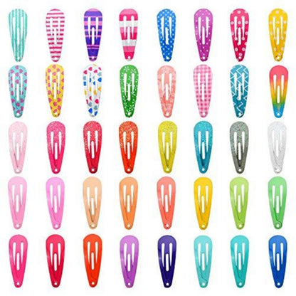 Haarspangen Mädchen 80 Stück Metall Haarclips 3cm Cute Clips Baby
