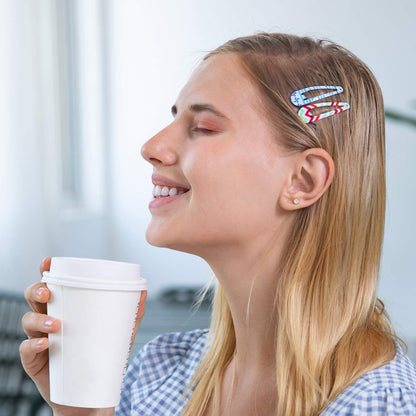 Haarspangen Mädchen Funtopia 120 Stück Süße Haarclips 5cm