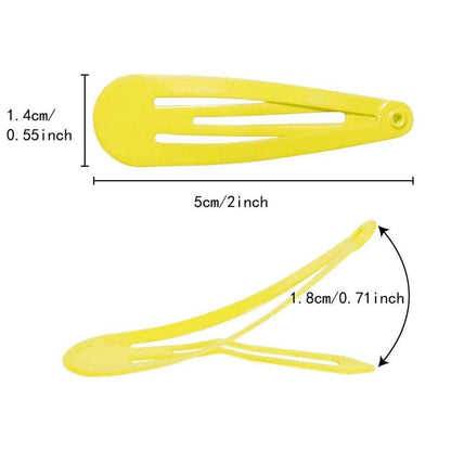 Haarspangen Mädchen Funtopia 120 Stück Süße Haarclips 5cm