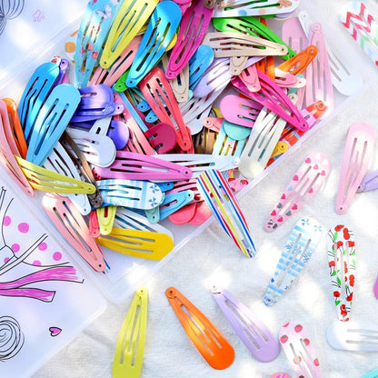 Haarspangen Mädchen Funtopia 120 Stück Süße Haarclips 5cm