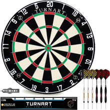 Dartscheibe Steeldart Set 45cm mit 6 Dartpfeilen & Zubehör
