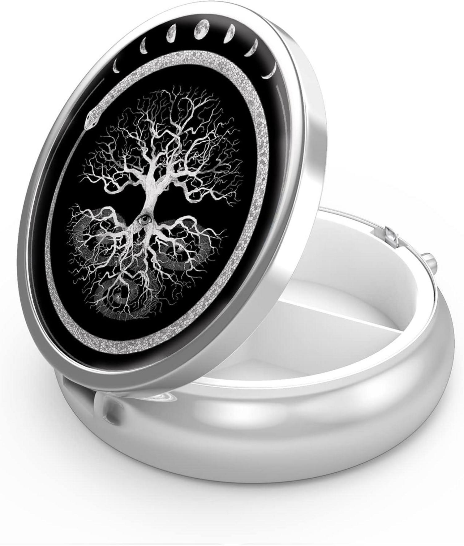 Pillendose Tragbare Metall Medizin Organizer