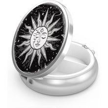 Pillendose 3 Fächer Medizin Tragbar Metall Organizer