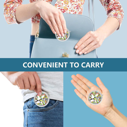 Pillendose 3 Fächer Tragbare Pillendose Dekoratives Metall