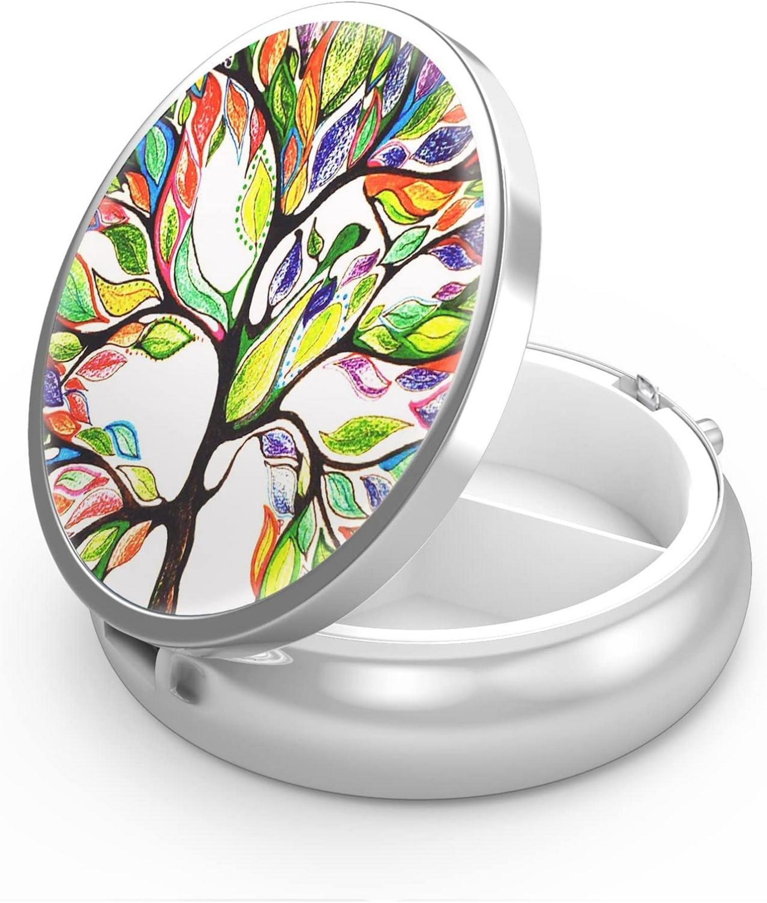 Pillendose 3 Fächer Medizin Tragbare Pillendose Organizer