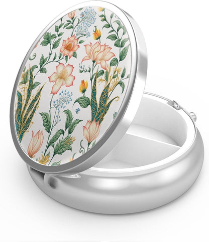 Pillendose 3 Fächer Medizin Tragbare Pillendose für Tasche oder