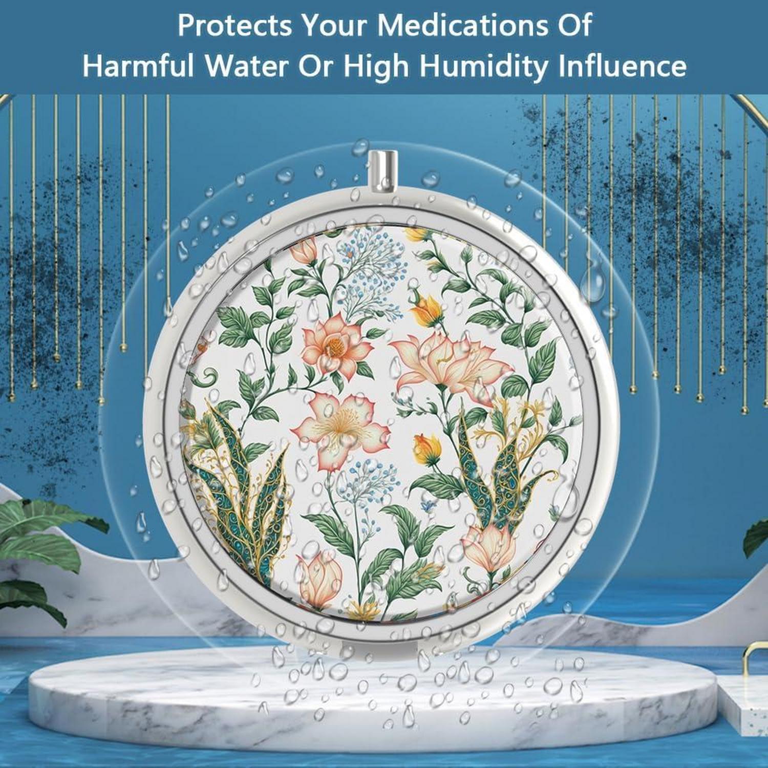 Pillendose 3 Fächer Tragbare Medizin Vitamin Organizer