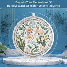 Pillendose 3 Fächer Tragbare Medizin Vitamin Organizer