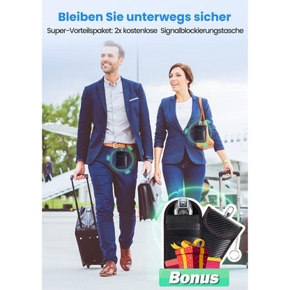 Keyless Go Schutzbox & Faraday Tasche – 2er Set für Autoschlüssel