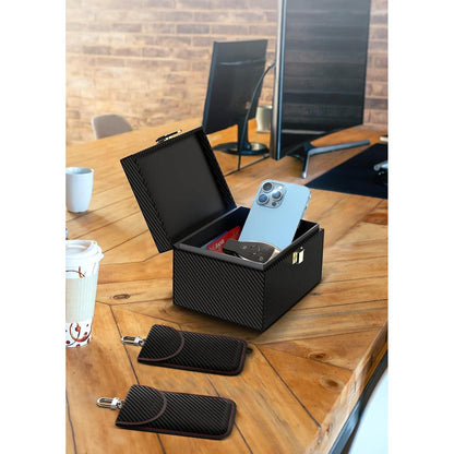 Keyless Go Schutzbox & Faraday Tasche – 2er Set für Autoschlüssel