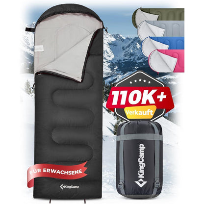 KingCamp Schlafsack Outdoor Ultraleicht 3-4 Jahreszeiten