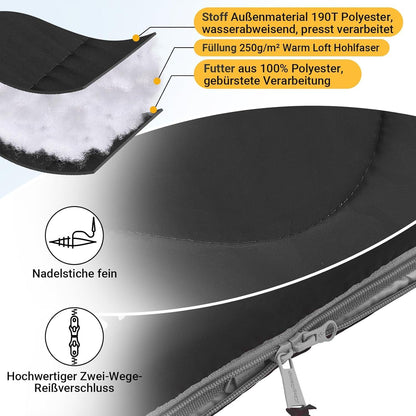 KingCamp Schlafsack Deckenschlafsack Ultraleicht Camping 3-4 Jahreszeiten Warm