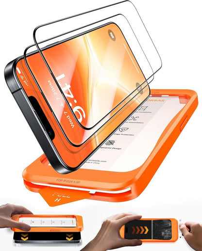 iPhone 14/13 Pro Panzerglas Schutzfolie 2 Stück