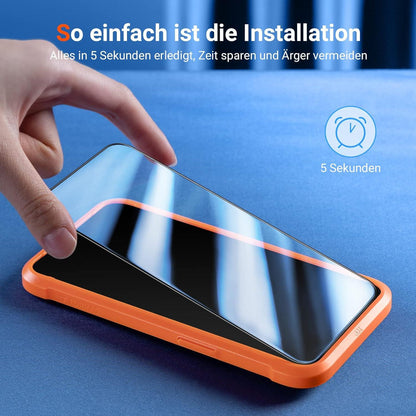 TORRAS iPhone Panzerglas 2 Stück - Schutzglas 9H Militärstandard