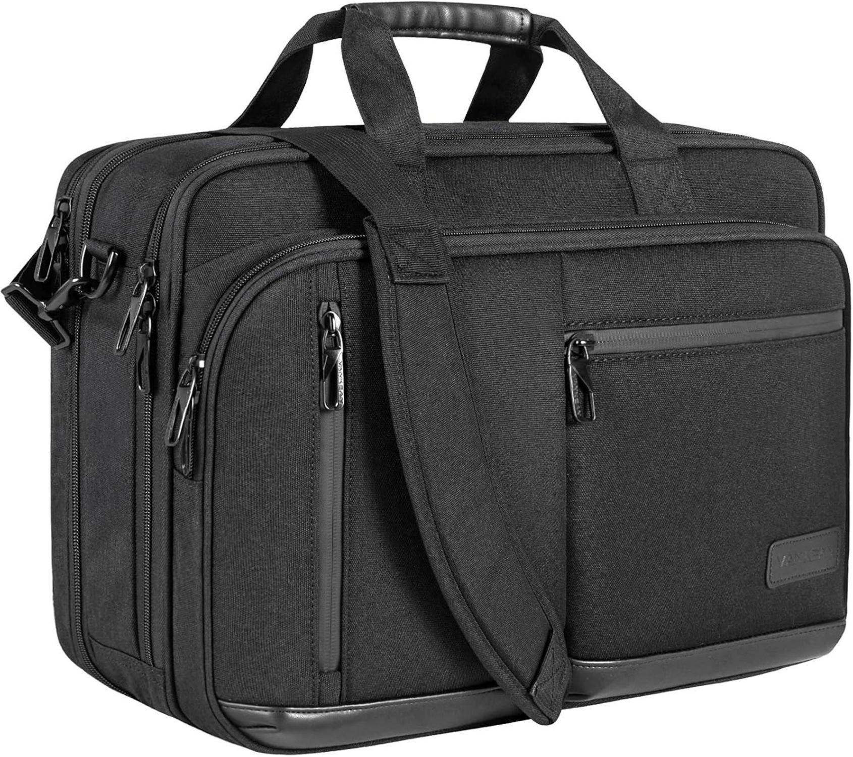 Laptoptasche 17.3 Zoll wasserdicht Schwarz ideal für Business & Reisen