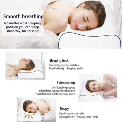 Memory Foam Nackenstützkissen Ergonomisches Schlafkissen