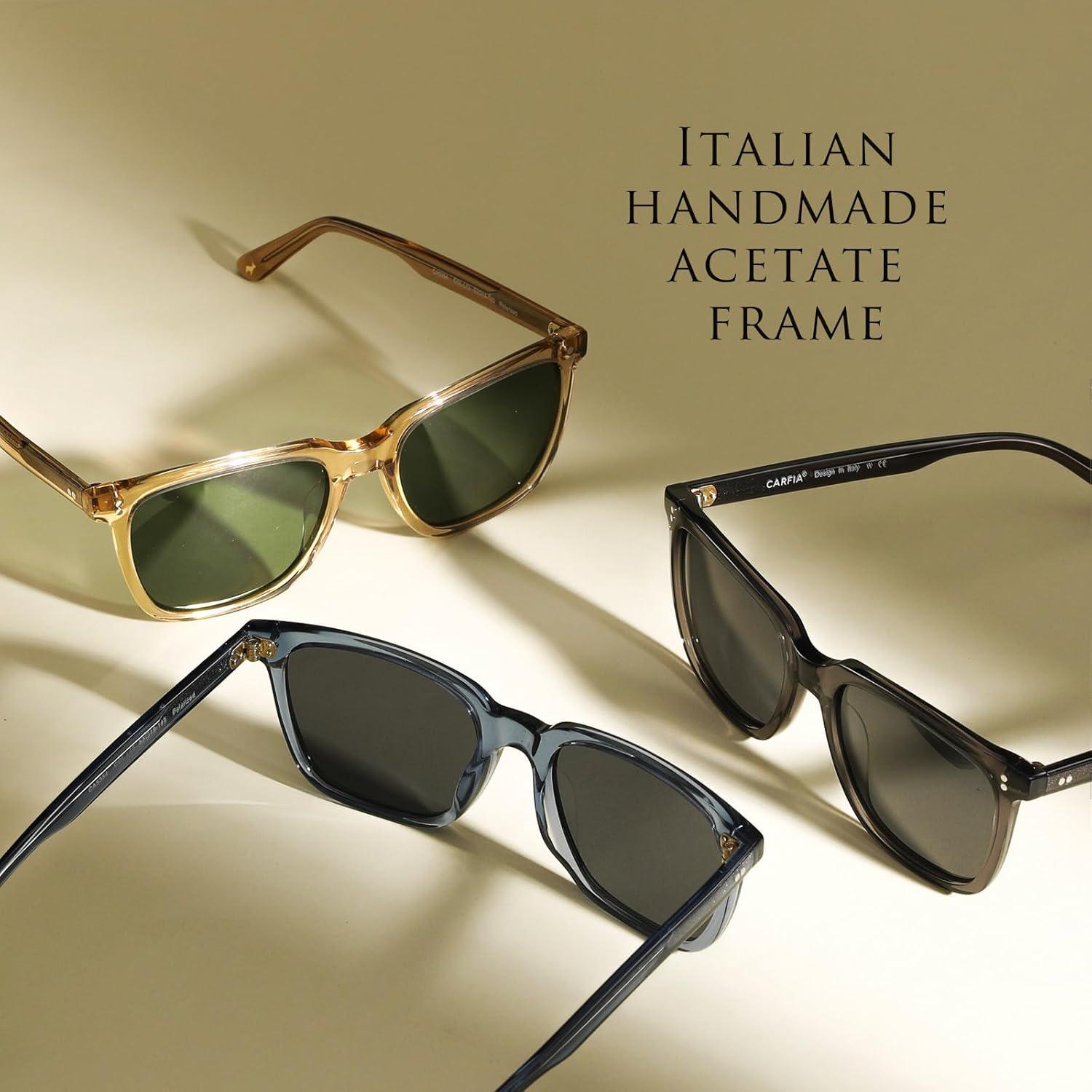 Polarisierte Herren Sonnenbrille mit Rechteckigem