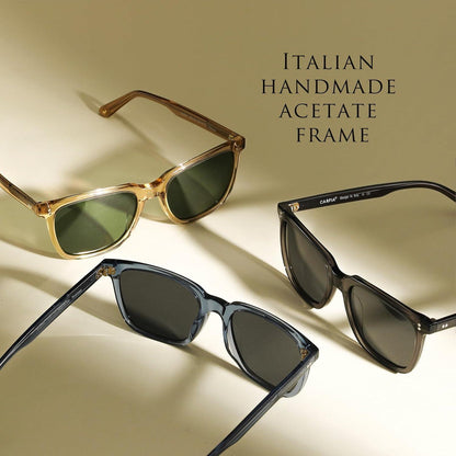 Polarisierte Herren Sonnenbrille mit Rechteckigem