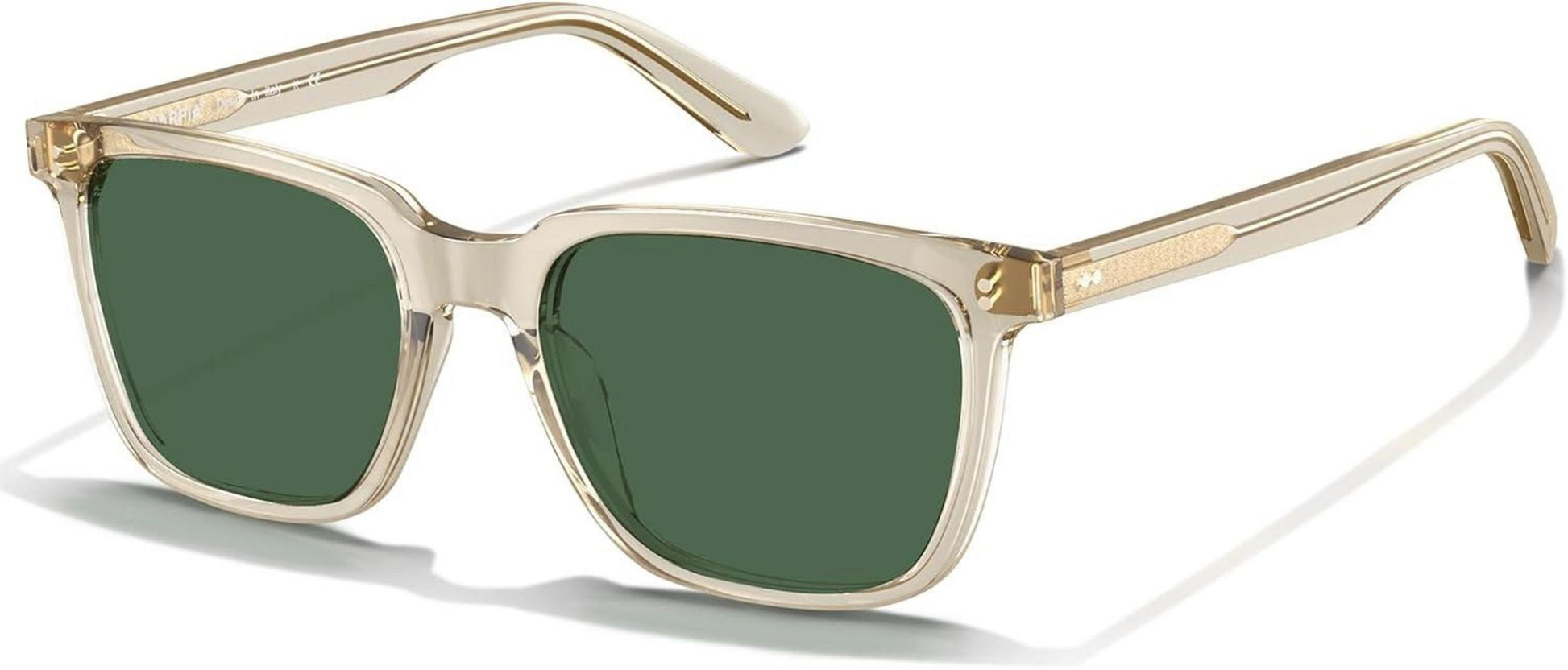 Polarisierte Herren Sonnenbrille Rechteckig Acetat 100% UV Sportlich