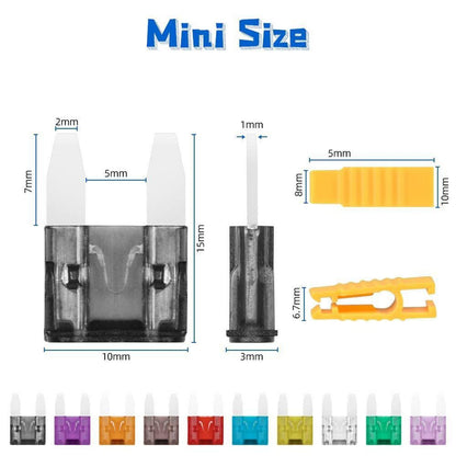 URAQT 120-teiliges Mini Auto Sicherungs Set